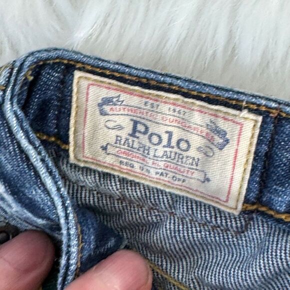 Polo Ralph Lauren Vintage Boyfriend Skinny Jeans Girls Sz 5 - Picture 11 of 15